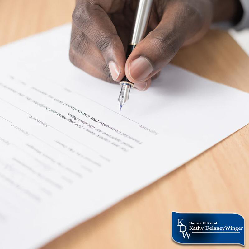 contractual obligations document signature image