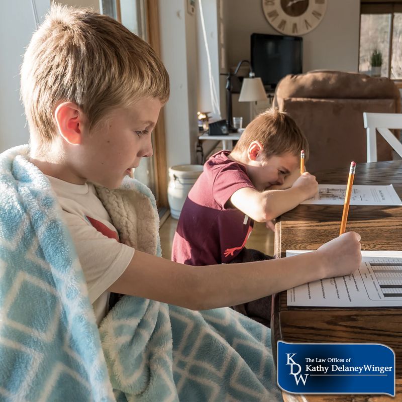 families first coronavirus response act kids learning at home image